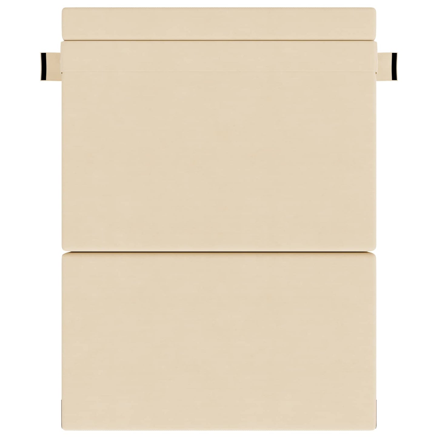 Klappsofa Bett Creme 203 x 152 x 15 cm Cordstoff