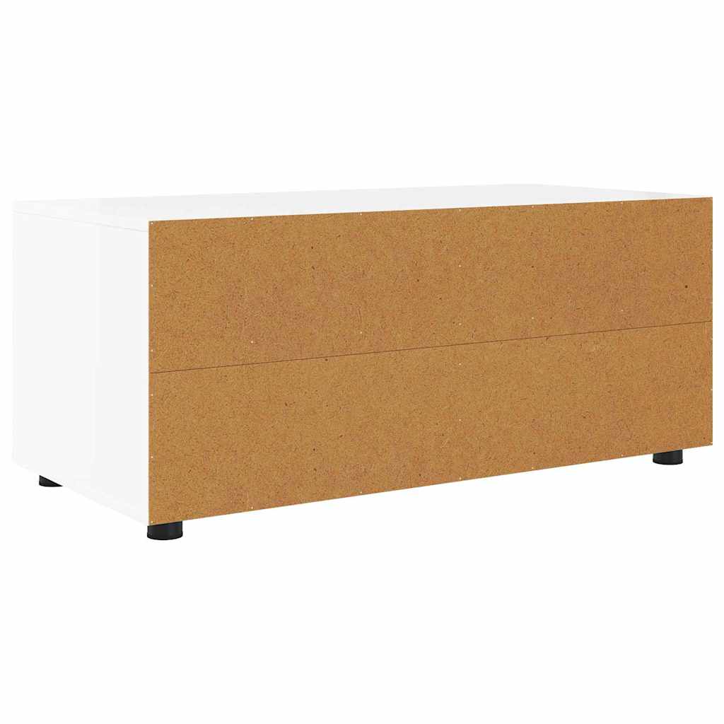 TV-Schränk Hochglanz Weiß 100 x 48 x 43 cm Holzwerkstoff