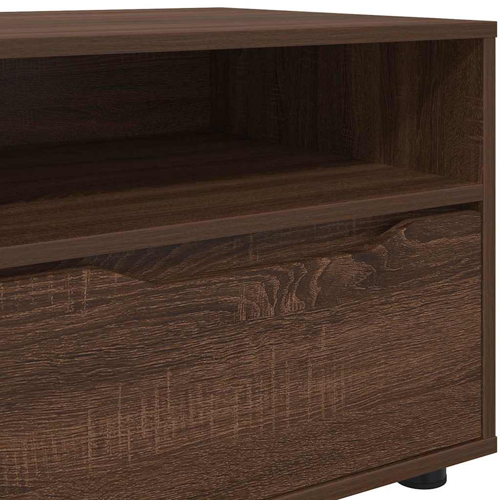 TV-Schränk Braun Eichen-Optik 100 x 48 x 43 cm Holzwerkstoff