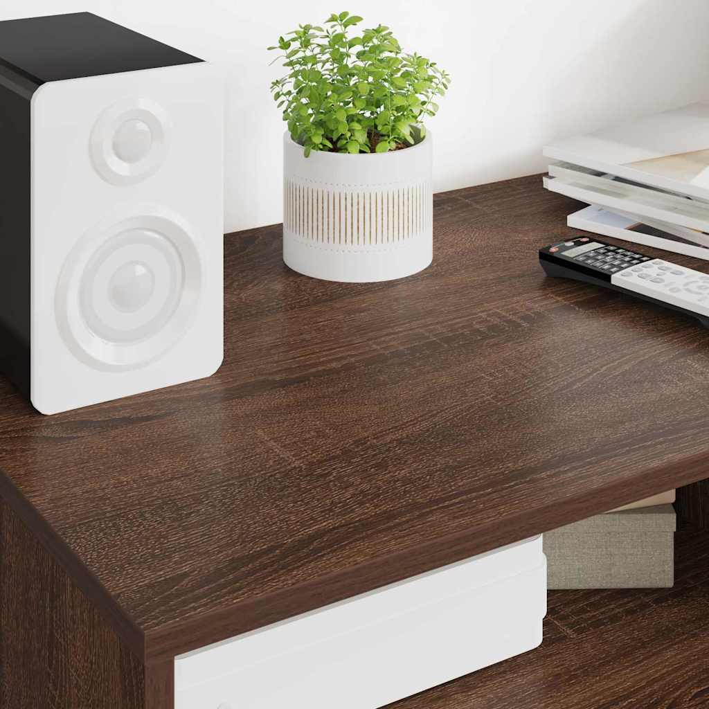 TV-Schränk Braun Eichen-Optik 100 x 48 x 43 cm Holzwerkstoff