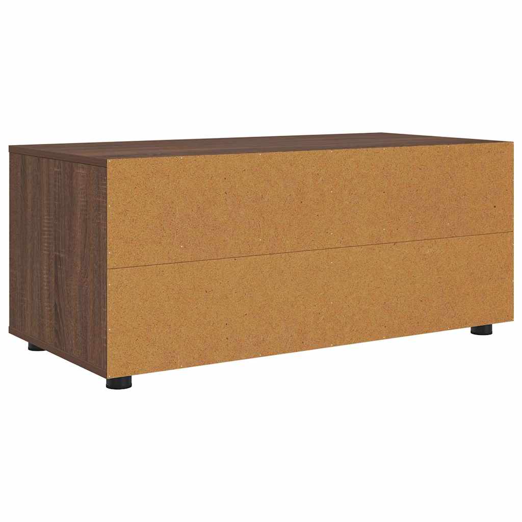 TV-Schränk Braun Eichen-Optik 100 x 48 x 43 cm Holzwerkstoff
