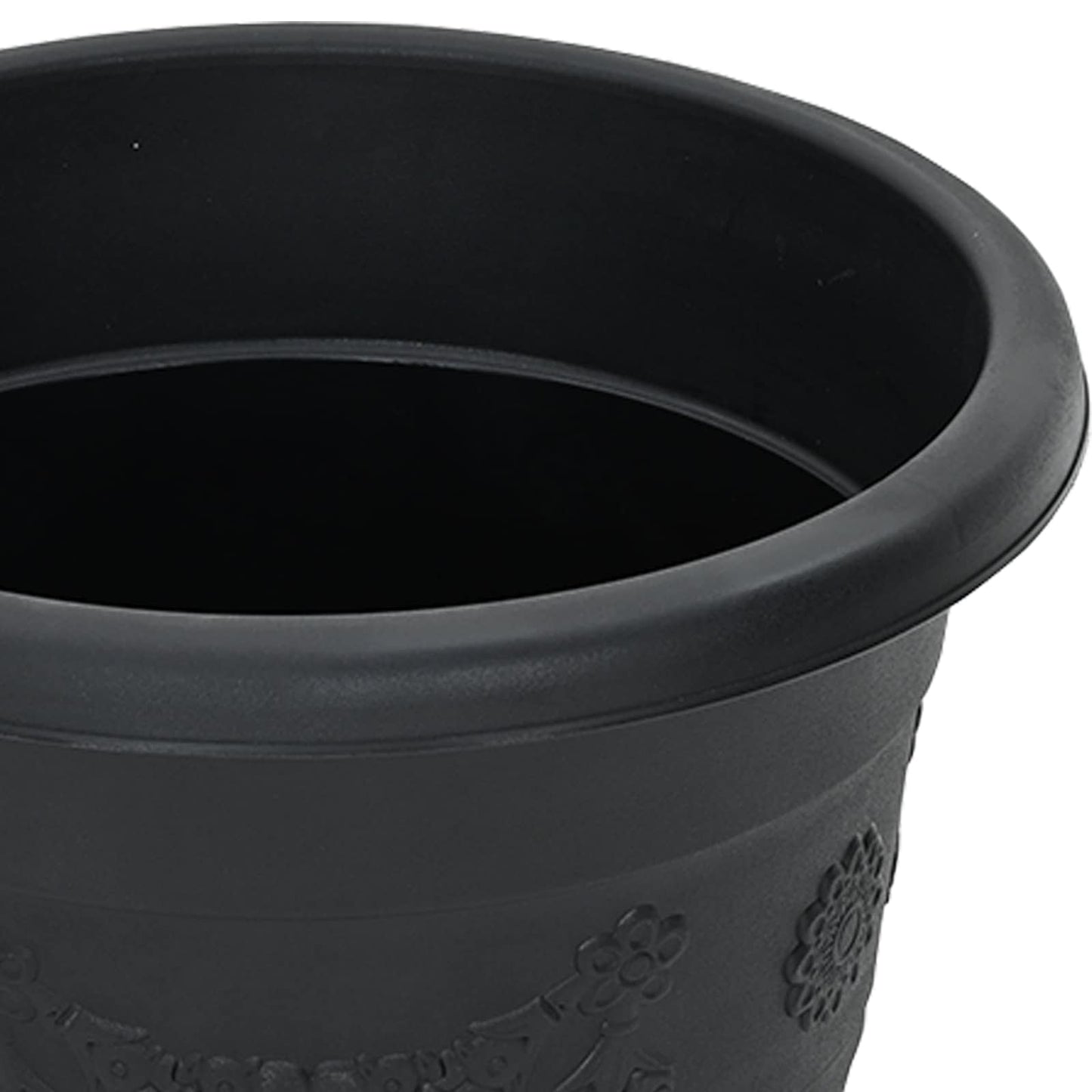 Blumentöpfe 24 pcs Schwarz Ø 39 x 32 cm Kunststoff