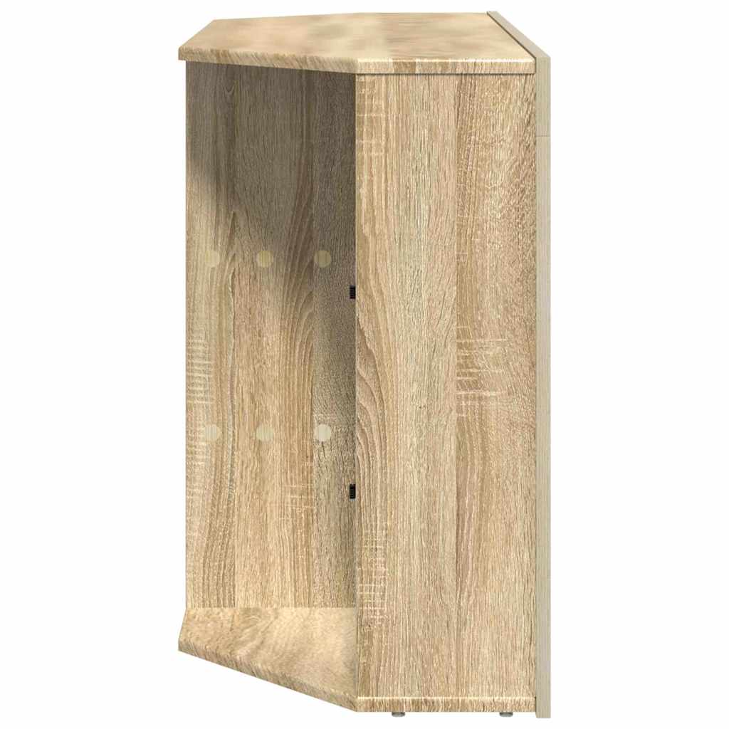 Eck-LED-TV-Schrank Sonoma-Eiche 100x40x68cm Holzwerkstoff