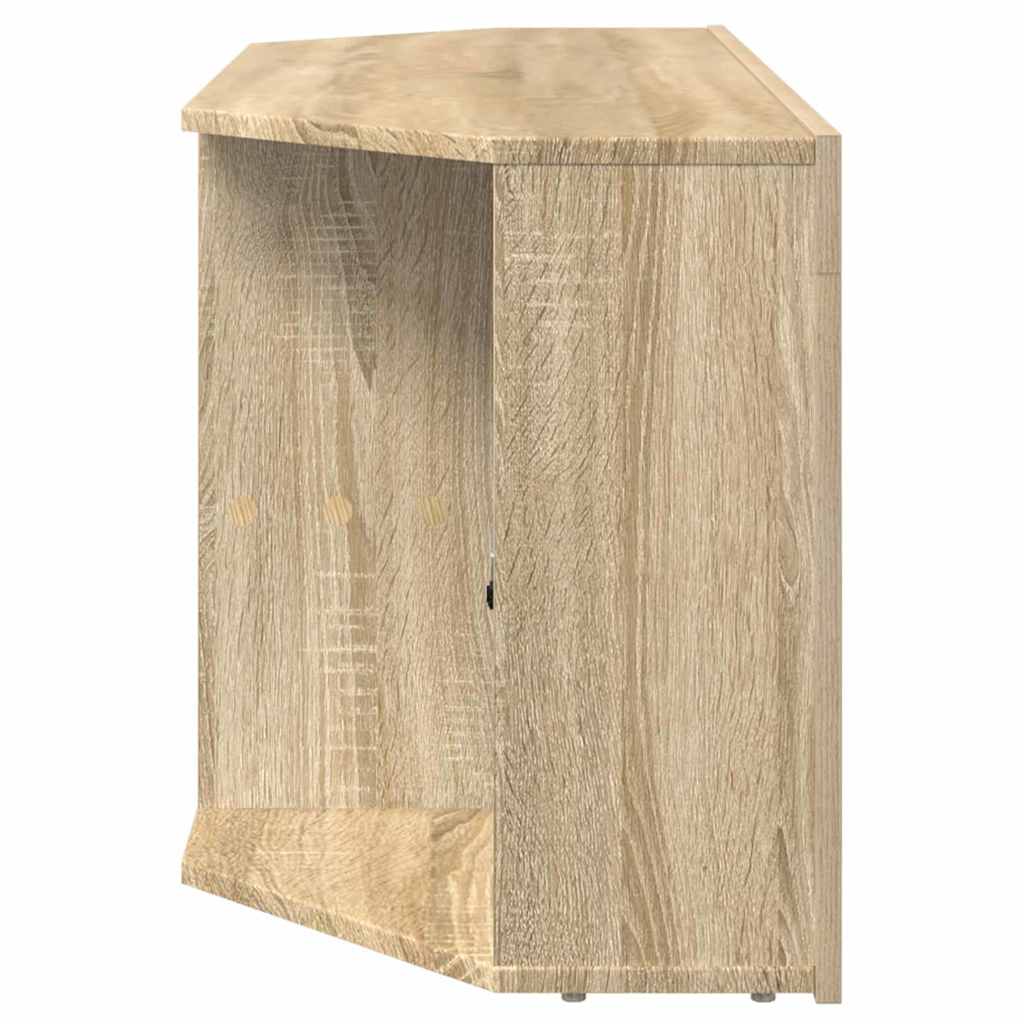 Eck-LED-TV-Schrank Sonoma-Eiche 100 x 40 x 50 cm Holzwerkstoff