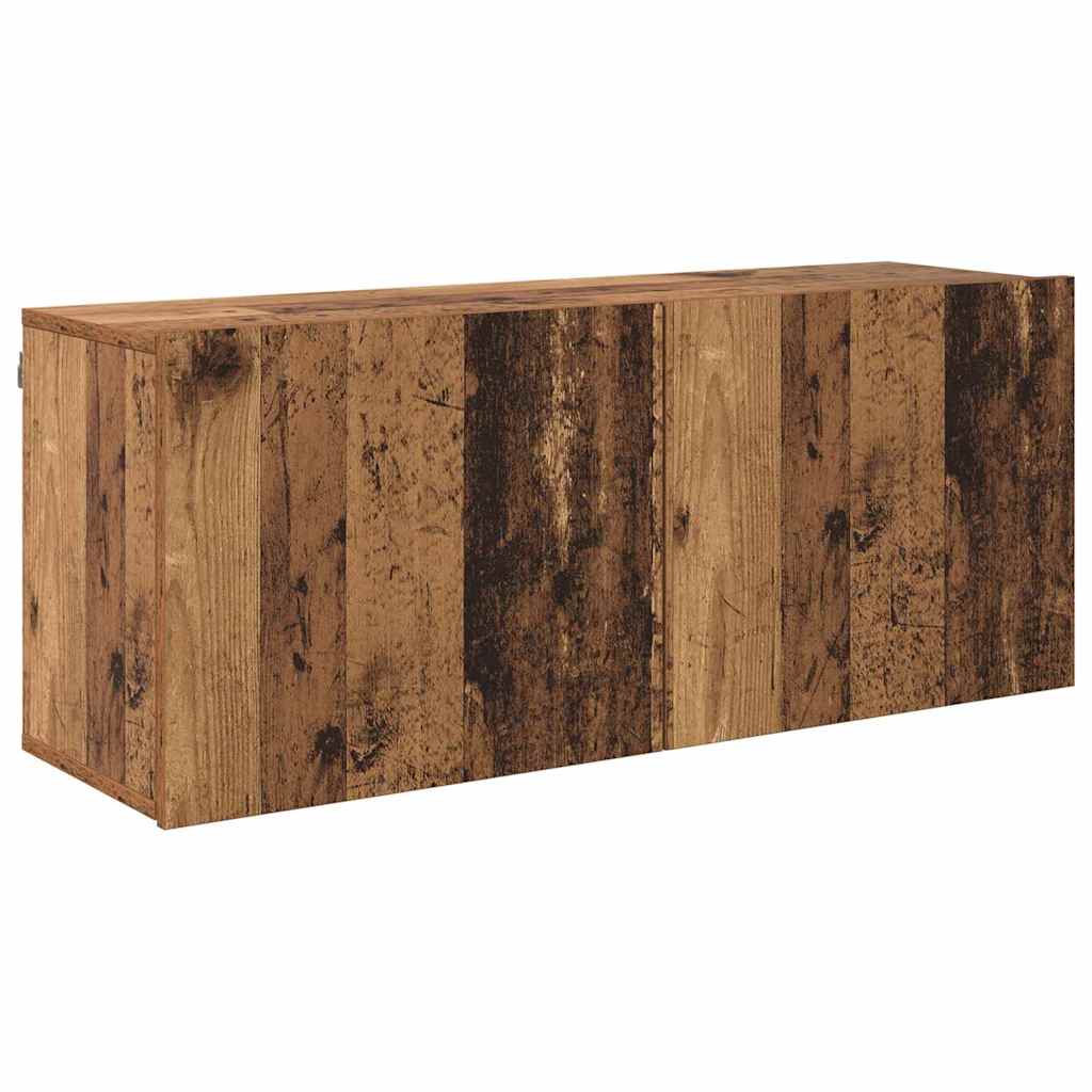 TV-Einheiten Wandmontiert 6 pcs Altholz Holzwerkstoff