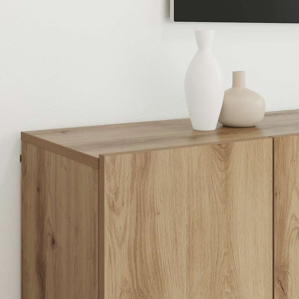 TV-Einheiten Wandmontiert 6 pcs Artisan-Eiche Holzwerkstoff