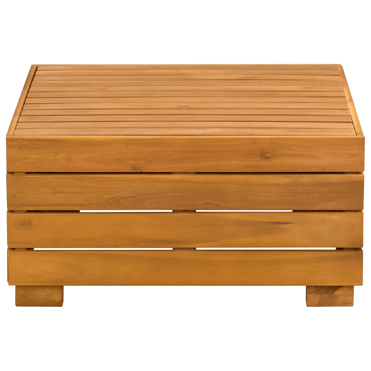2-tlg. Garten-Lounge-Set aus massivem Akazienholz Braun