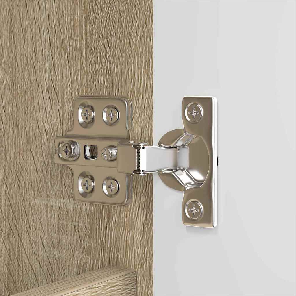 Badezimmermöbel-Set mit Regal 4 pcs Sonoma-Eiche Holzwerkstoff
