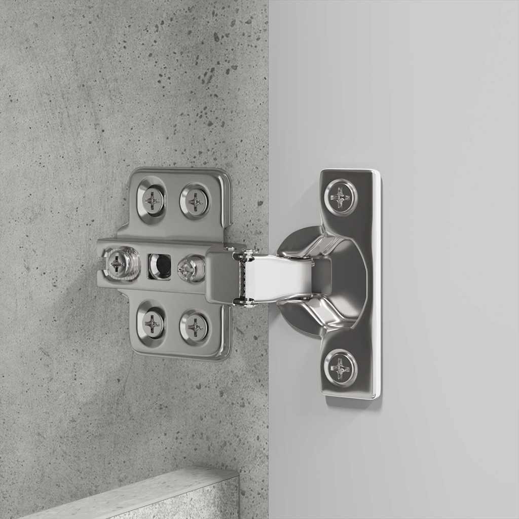 Badezimmermöbel-Set mit Regal 3 pcs Beton Grau Holzwerkstoff