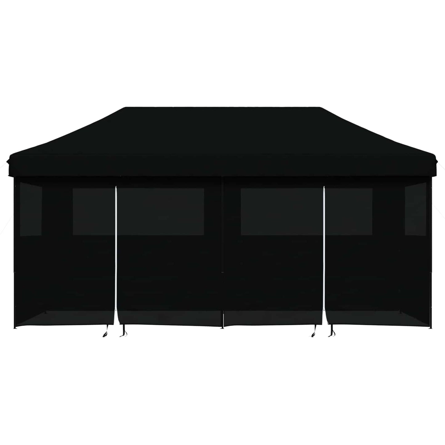 Party-Zelt Schwarz 292 x 580 x 315 cm Oxford-Stoff
