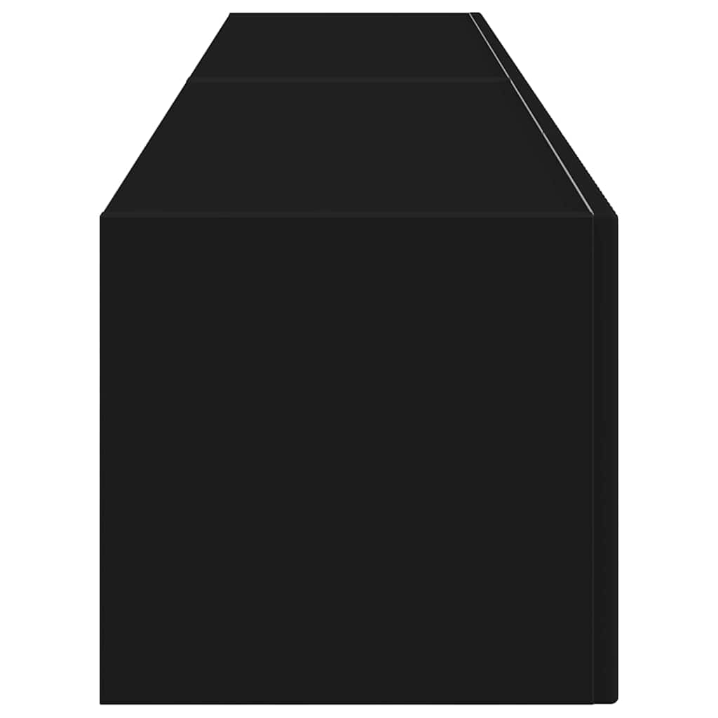 TV-Wandschrank 2 pcs Schwarz 78,5 x 31 x 29,5 cm Holzwerkstoff