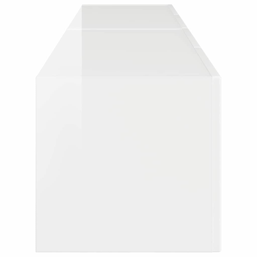 TV-Wandschrank 2 pcs Glänzend Weiß 78,5 x 31 x 29,5 cm
