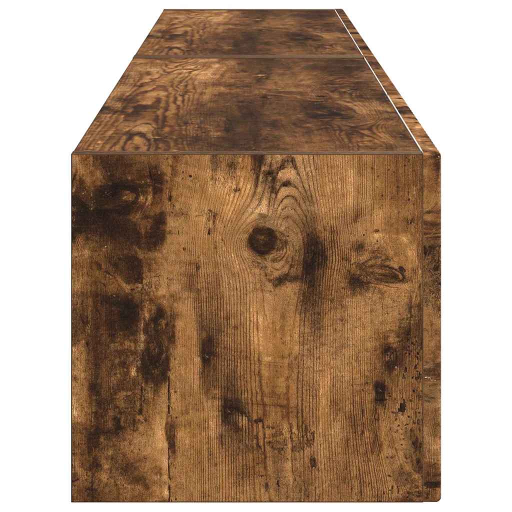 TV-Wandschrank 2 pcs Geräucherte Eiche 78,5 x 31 x 29,5 cm