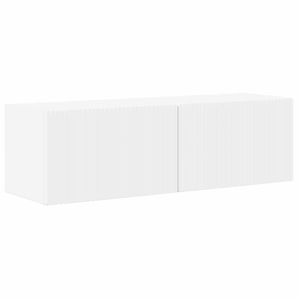 TV-Wandschrank 2 pcs Weiß 98 x 31 x 29,5 cm Holzwerkstoff
