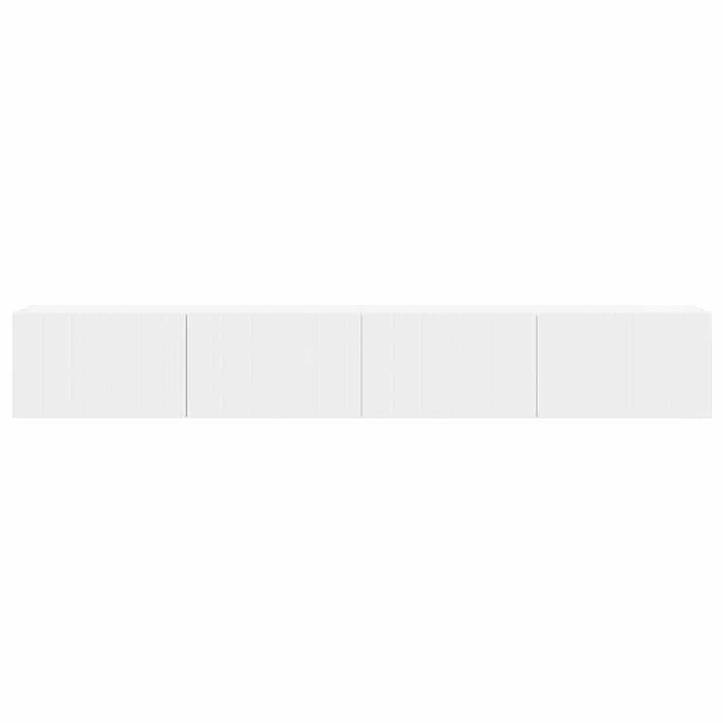 TV-Wandschrank 2 pcs Weiß 98 x 31 x 29,5 cm Holzwerkstoff