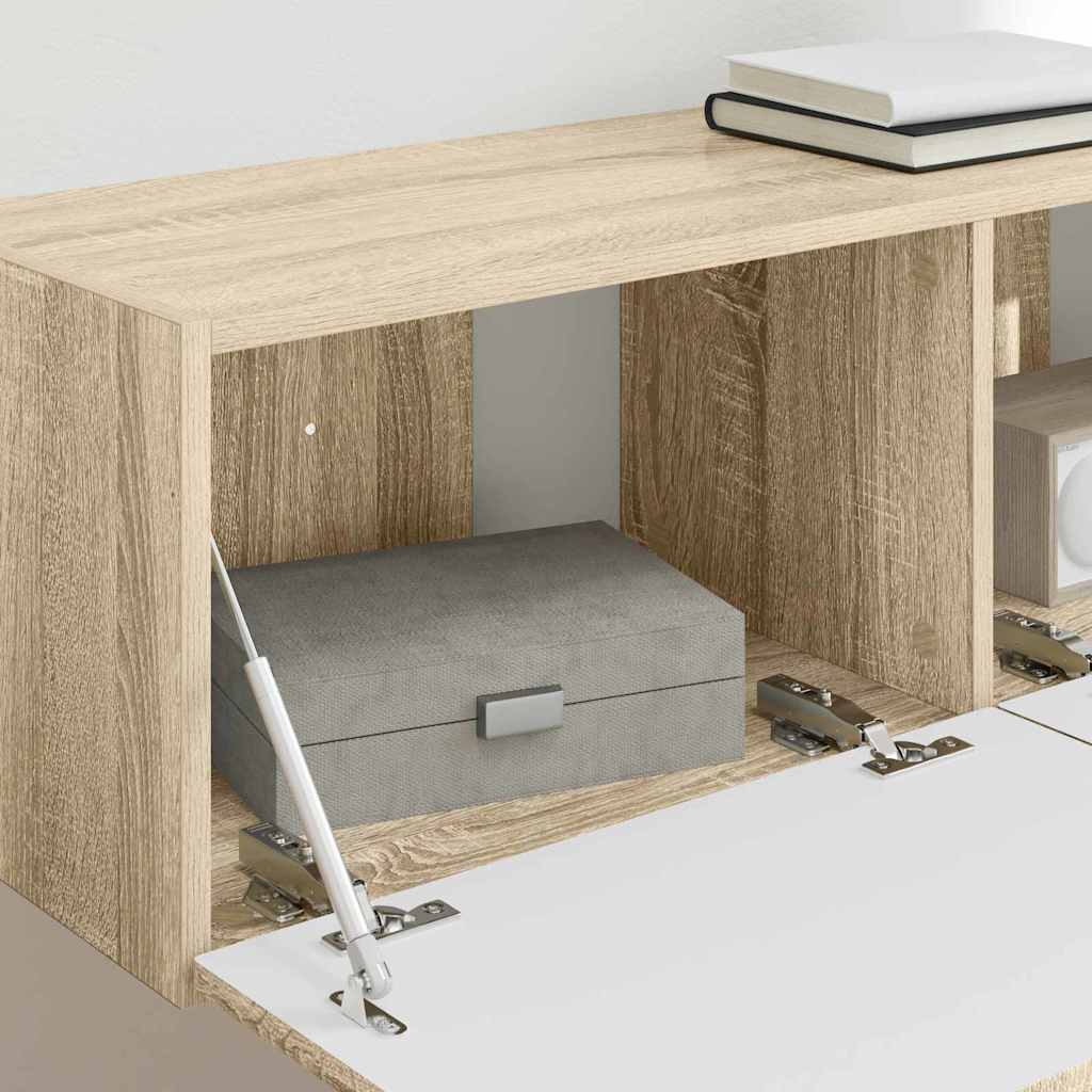 TV-Wandschrank 2 pcs Sonoma 98 x 31 x 29,5 cm Holzwerkstoff