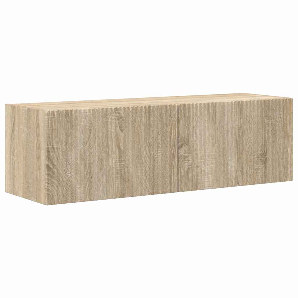 TV-Wandschrank 2 pcs Sonoma 98 x 31 x 29,5 cm Holzwerkstoff
