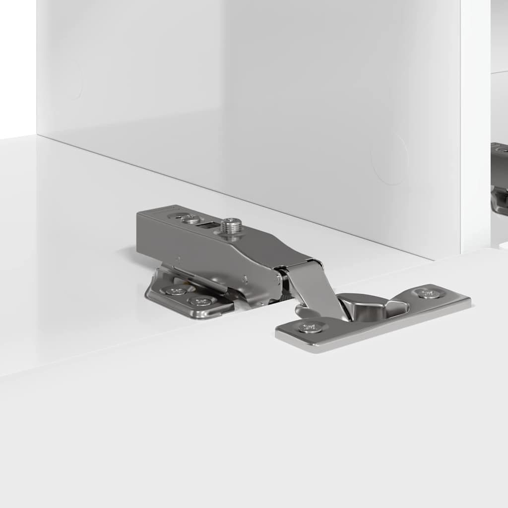 TV-Wandschrank 2 pcs Glänzend Weiß 98 x 31 x 29,5 cm