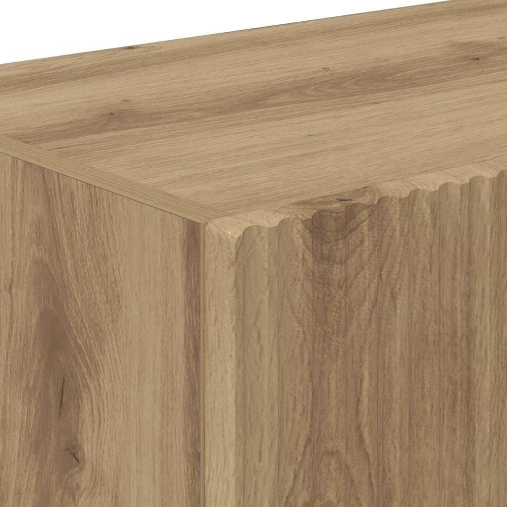 TV-Wandschrank 2 pcs Kunsthandwerk Eiche 98 x 31 x 29,5 cm