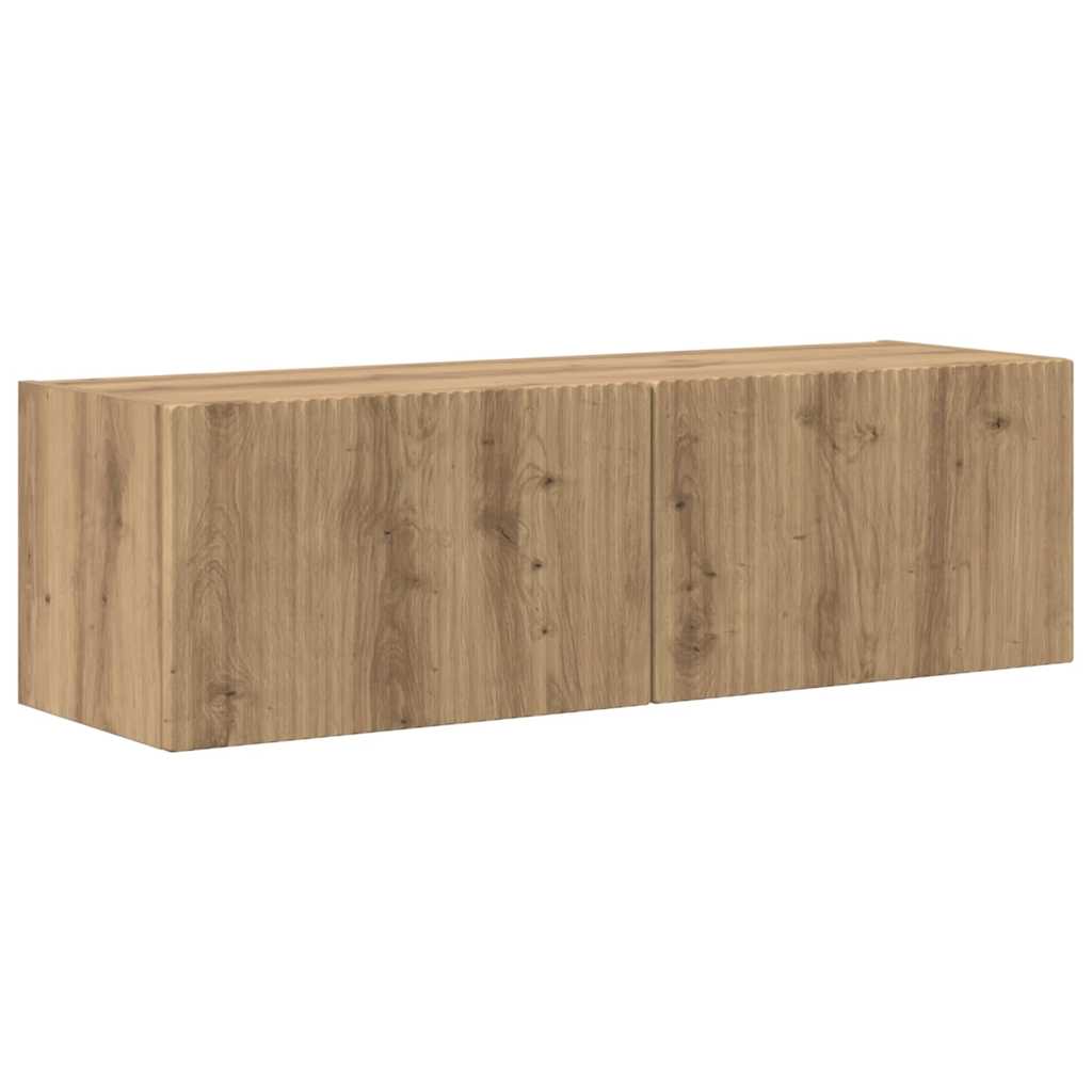TV-Wandschrank 2 pcs Kunsthandwerk Eiche 98 x 31 x 29,5 cm