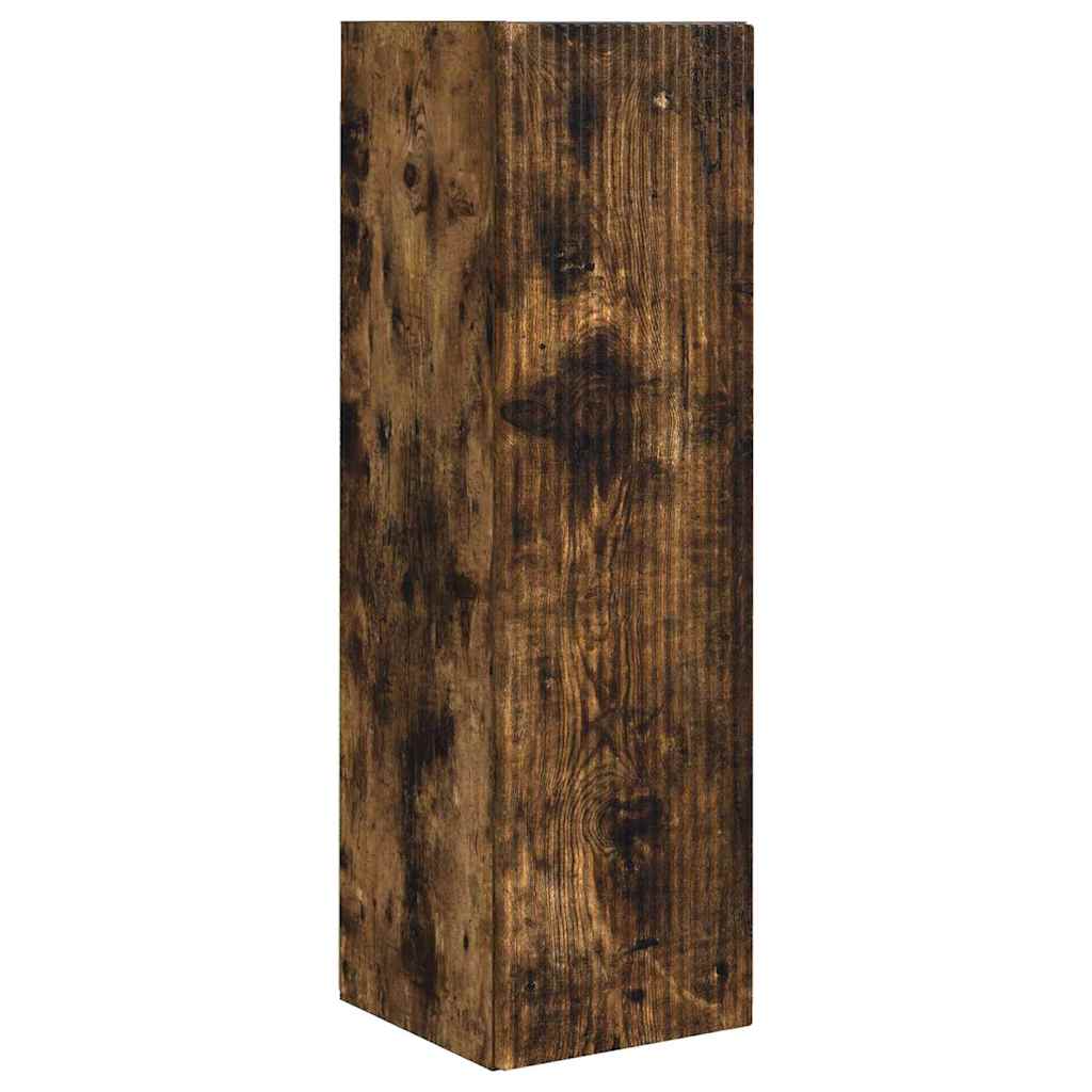 TV-Wandschrank 2 pcs Geräucherte Eiche 30 x 31 x 100 cm