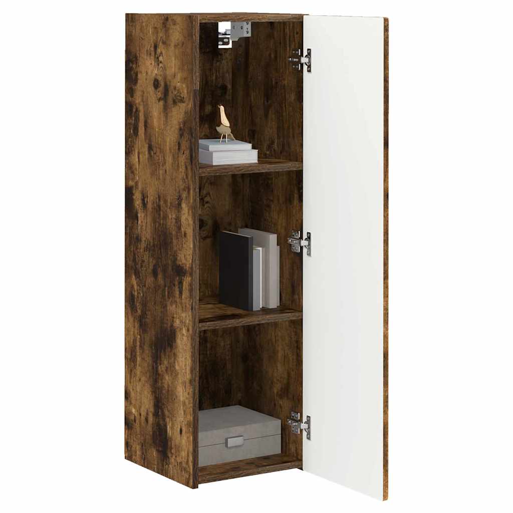 TV-Wandschrank 2 pcs Geräucherte Eiche 30 x 31 x 100 cm