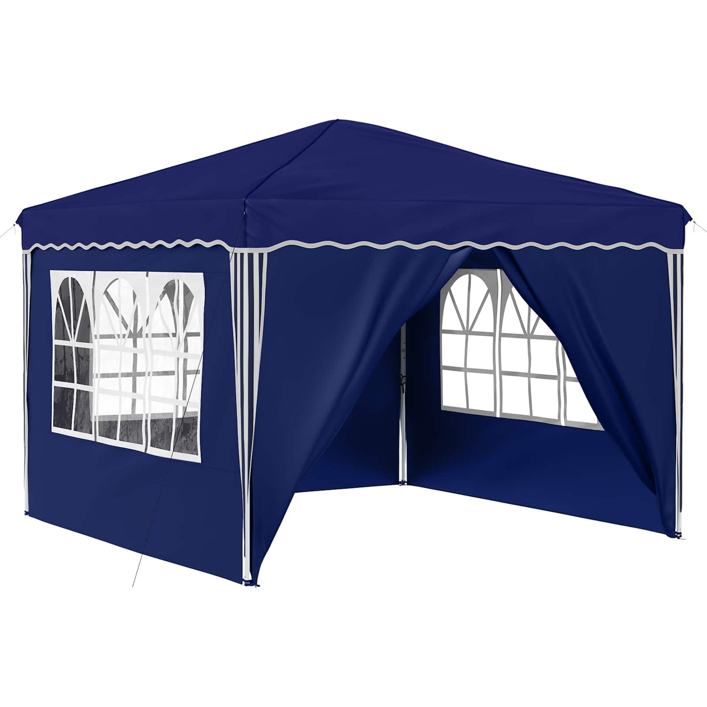 Pop-up Partyzelt Blau 288 x 288 x 245 cm Oxford-Stoff