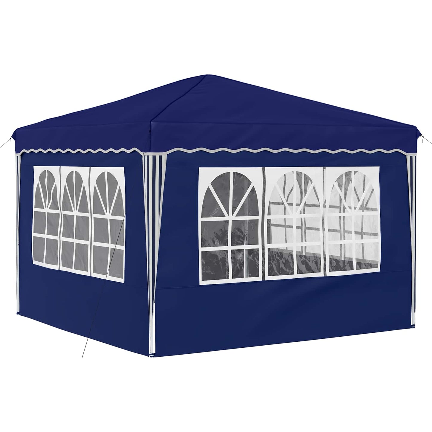 Pop-up Partyzelt Blau 288 x 288 x 245 cm Oxford-Stoff
