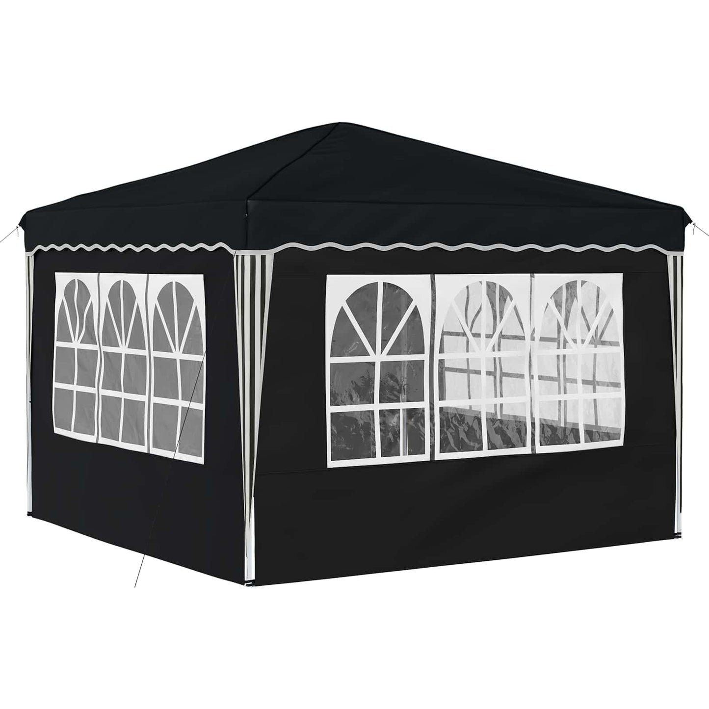 Pop-up Partyzelt Anthrazit 288 x 288 x 245 cm Oxford-Stoff