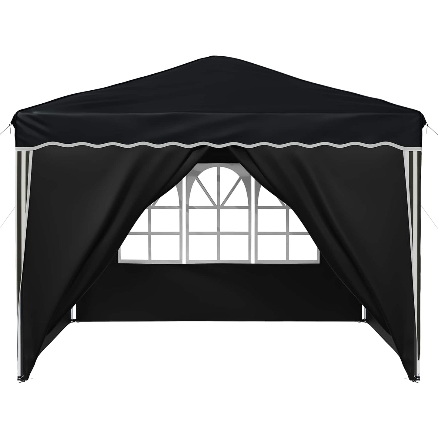 Pop-up Partyzelt Anthrazit 288 x 288 x 245 cm Oxford-Stoff