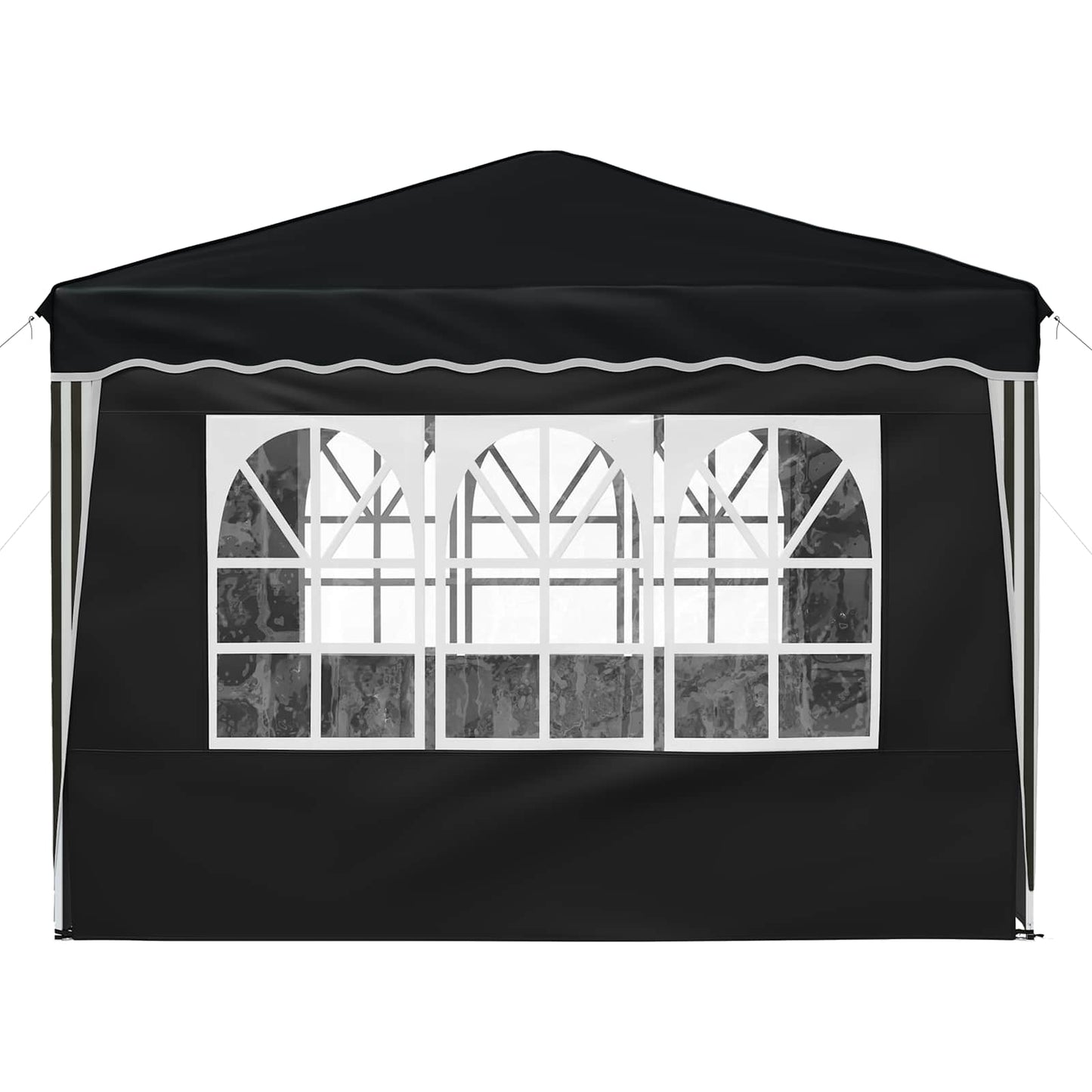 Pop-up Partyzelt Anthrazit 288 x 288 x 245 cm Oxford-Stoff