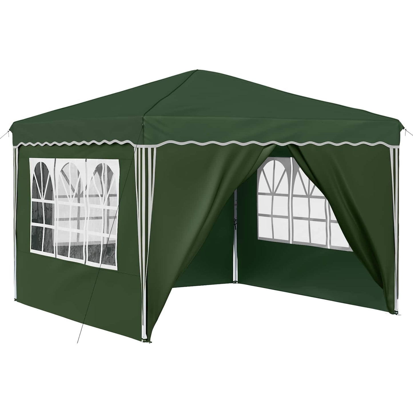 Pop-up Partyzelt Grün 288 x 288 x 245 cm Oxford-Stoff
