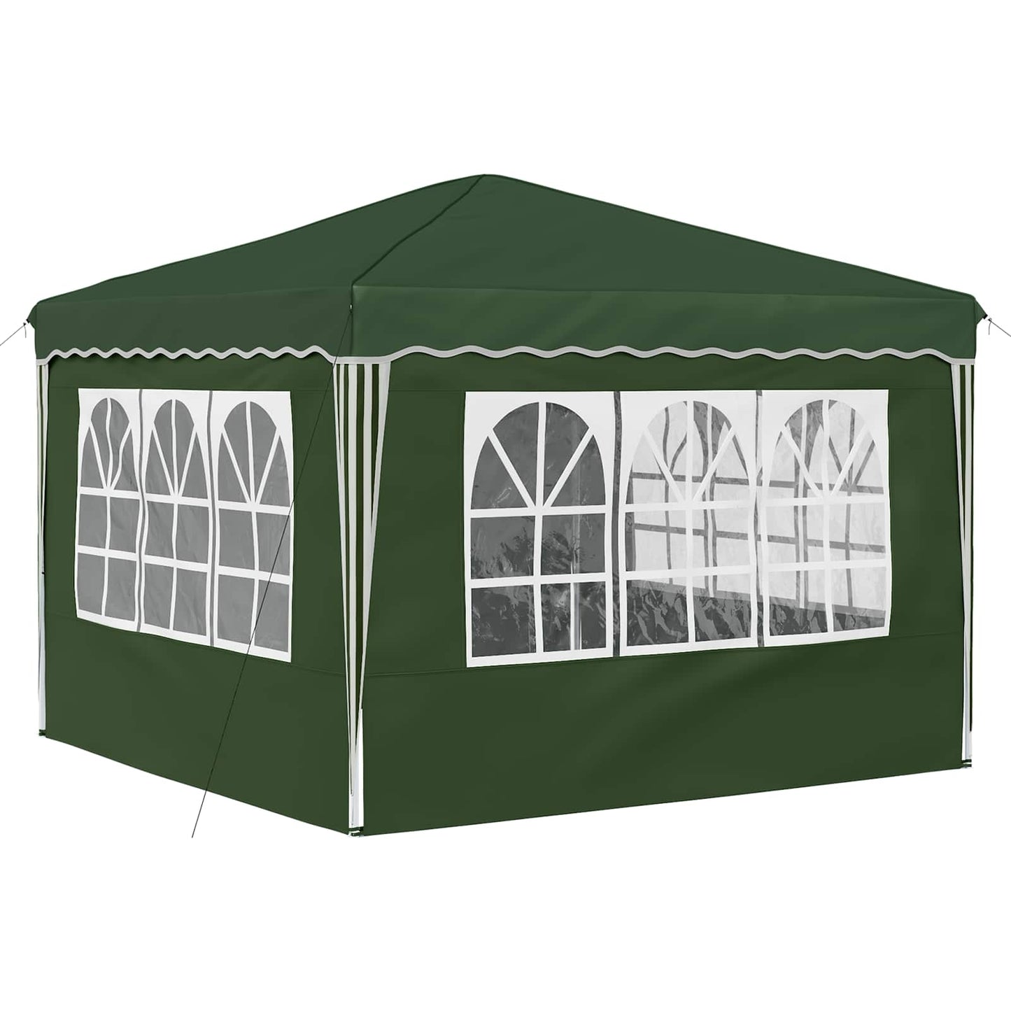 Pop-up Partyzelt Grün 288 x 288 x 245 cm Oxford-Stoff