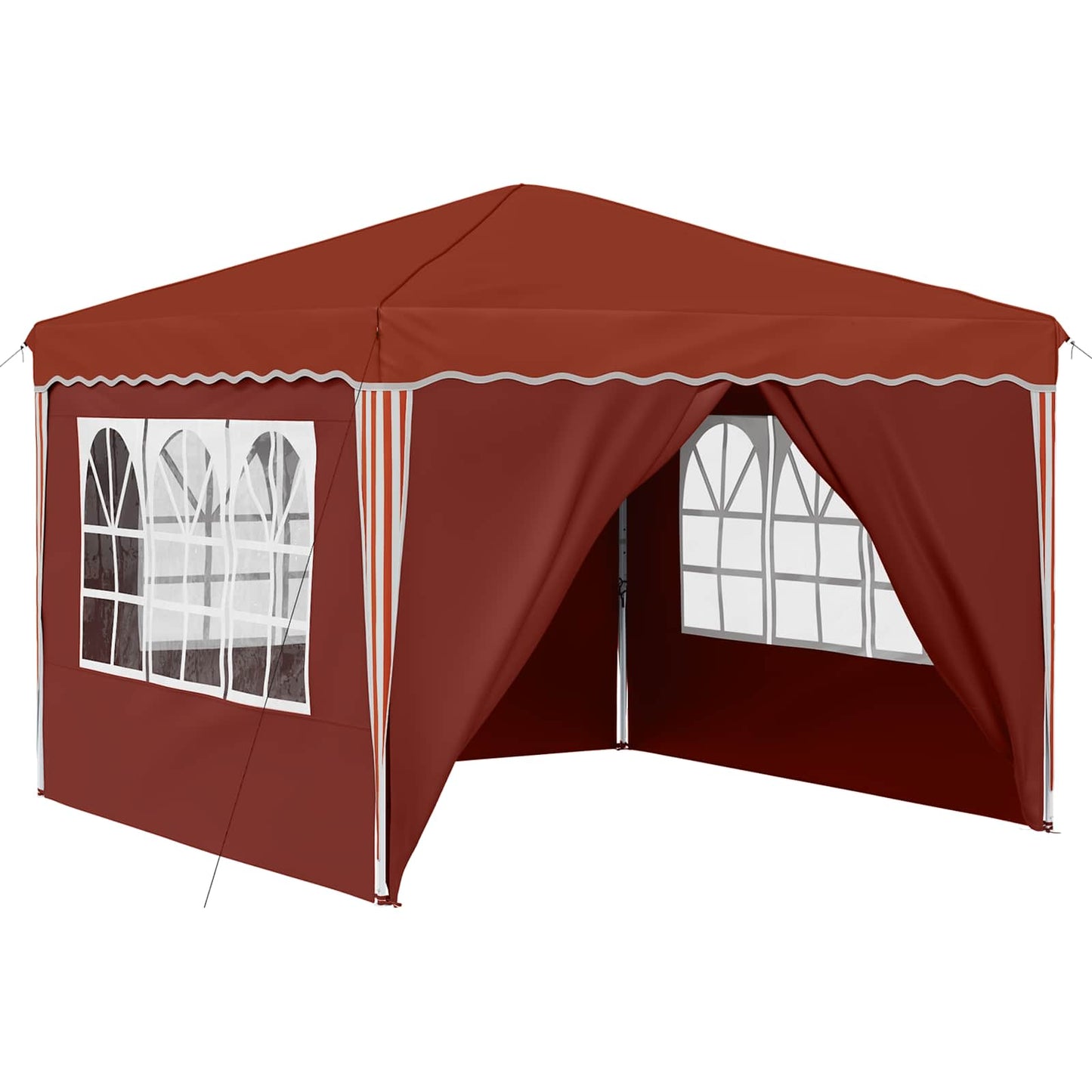Pop-up Partyzelt Terrakotta 288 x 288 x 245 cm Oxford-Stoff