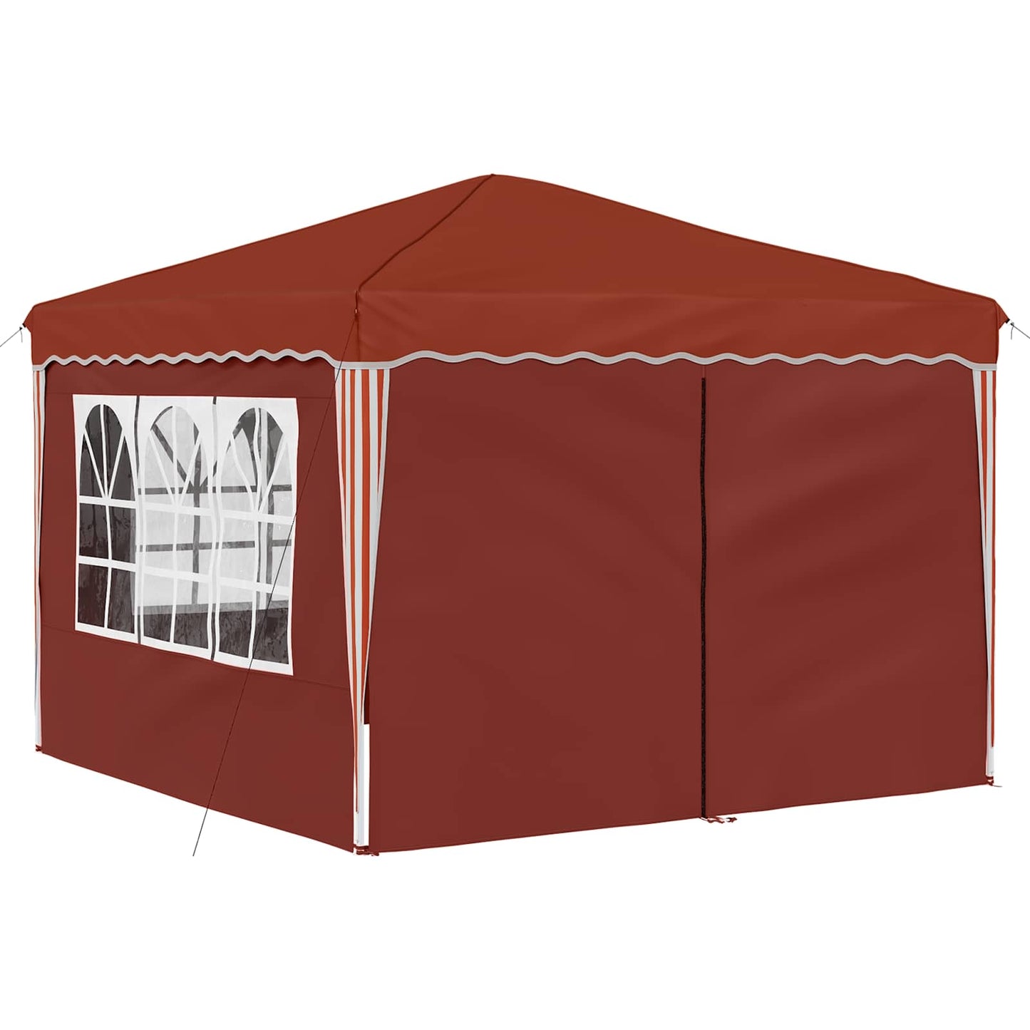 Pop-up Partyzelt Terrakotta 288 x 288 x 245 cm Oxford-Stoff