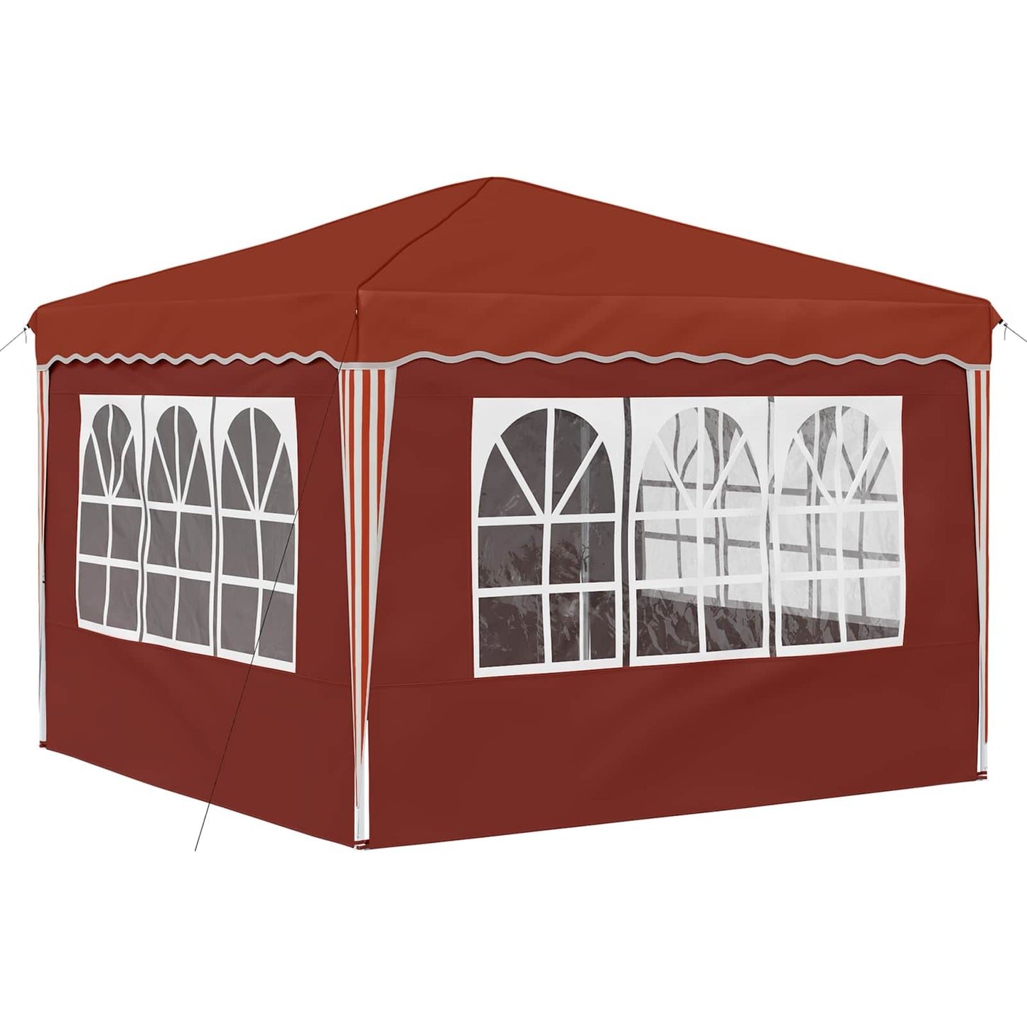 Pop-up Partyzelt Terrakotta 288 x 288 x 245 cm Oxford-Stoff