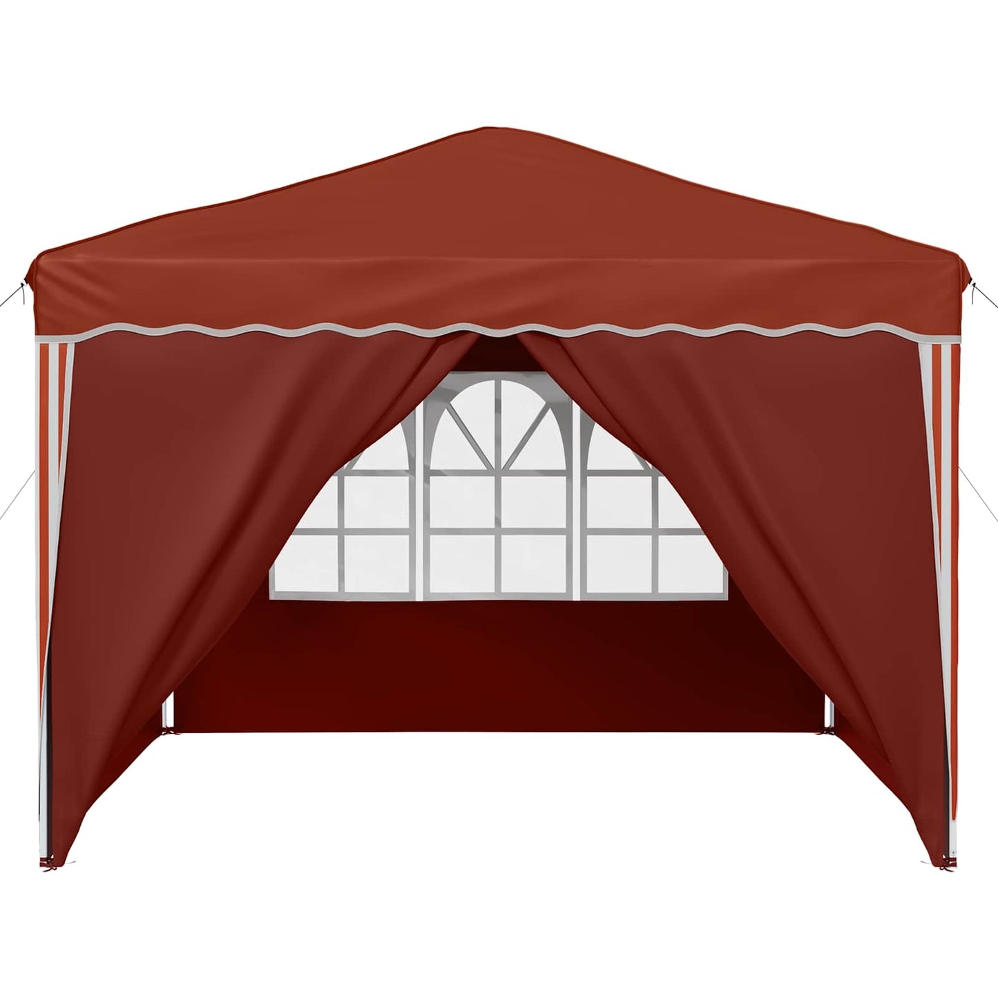 Pop-up Partyzelt Terrakotta 288 x 288 x 245 cm Oxford-Stoff