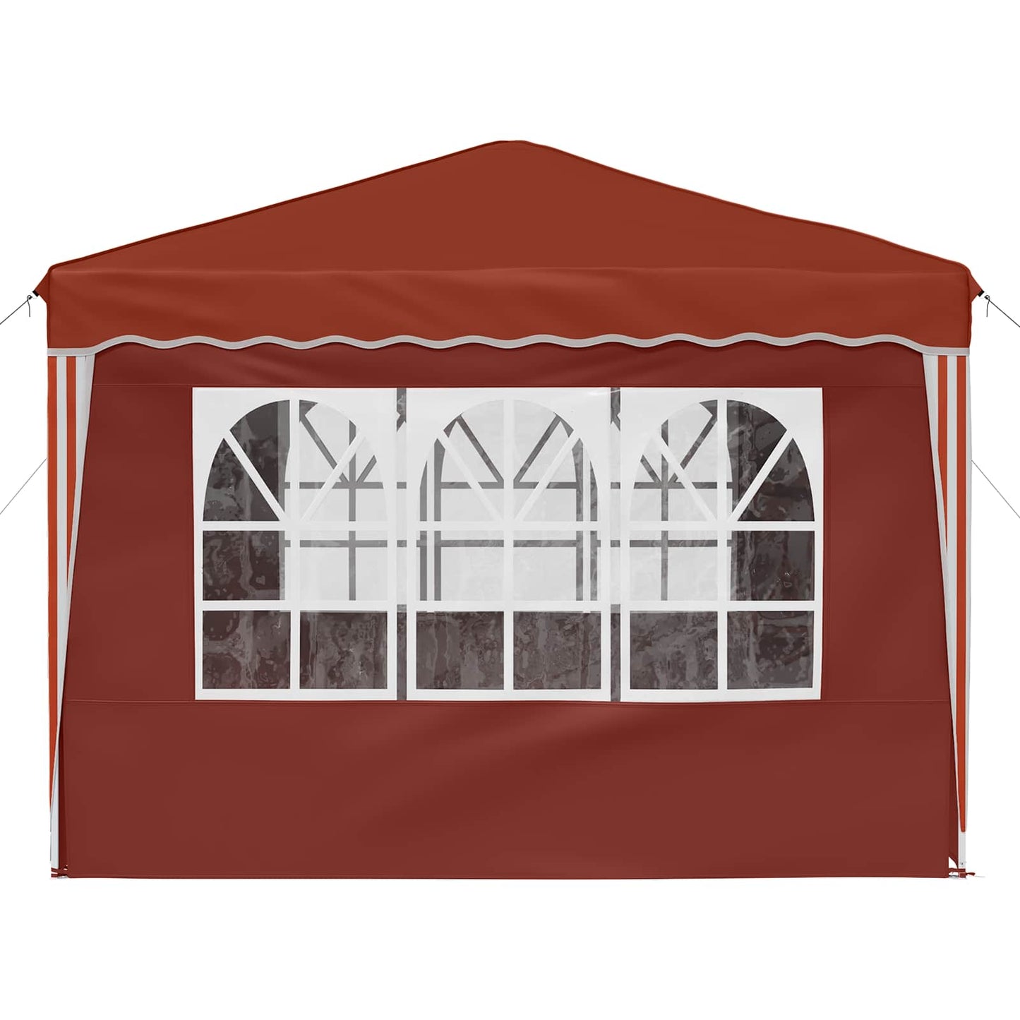 Pop-up Partyzelt Terrakotta 288 x 288 x 245 cm Oxford-Stoff