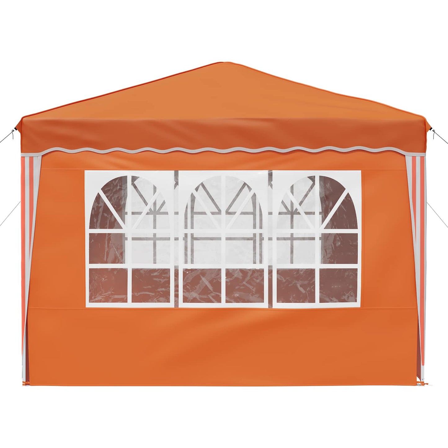 Pop-up Partyzelt Orange 288 x 288 x 245 cm Oxford-Stoff