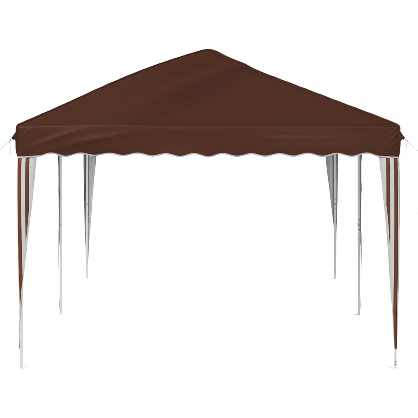 Pop-up Partyzelt 575 x 290 x 245 cm Braun