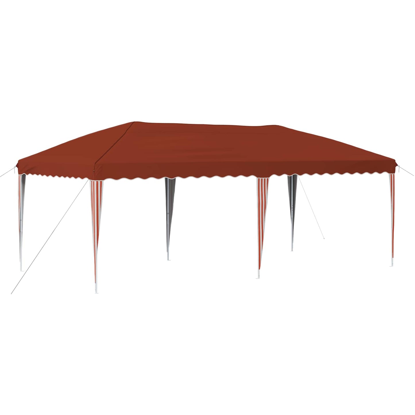 Pop-up Partyzelt 575 x 290 x 245 cm Terrakotta