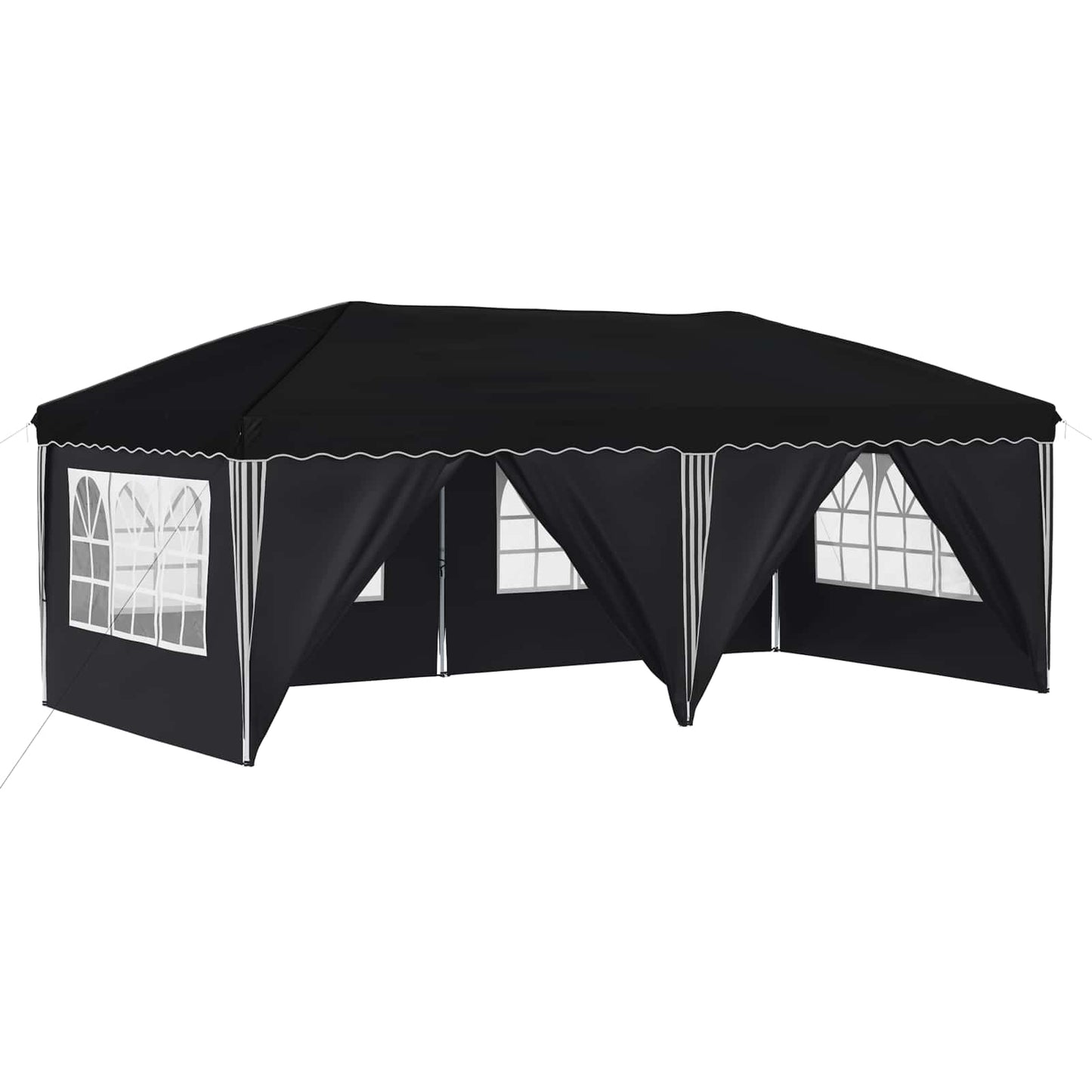 Pop-up Partyzelt 575 x 288 x 245 cm Anthrazit