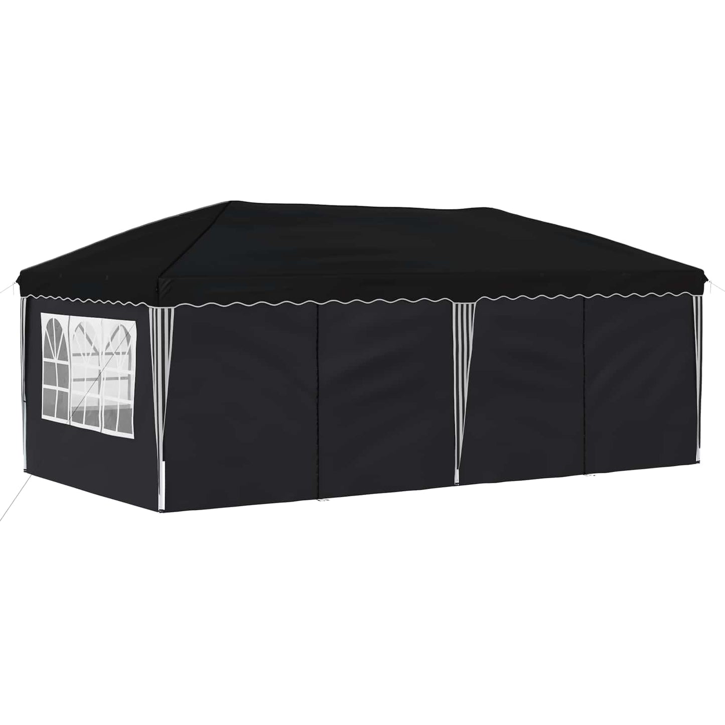 Pop-up Partyzelt 575 x 288 x 245 cm Anthrazit