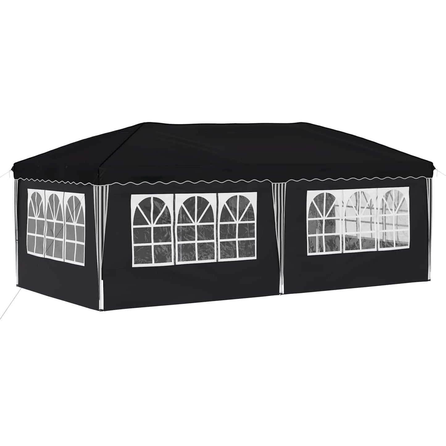 Pop-up Partyzelt 575 x 288 x 245 cm Anthrazit