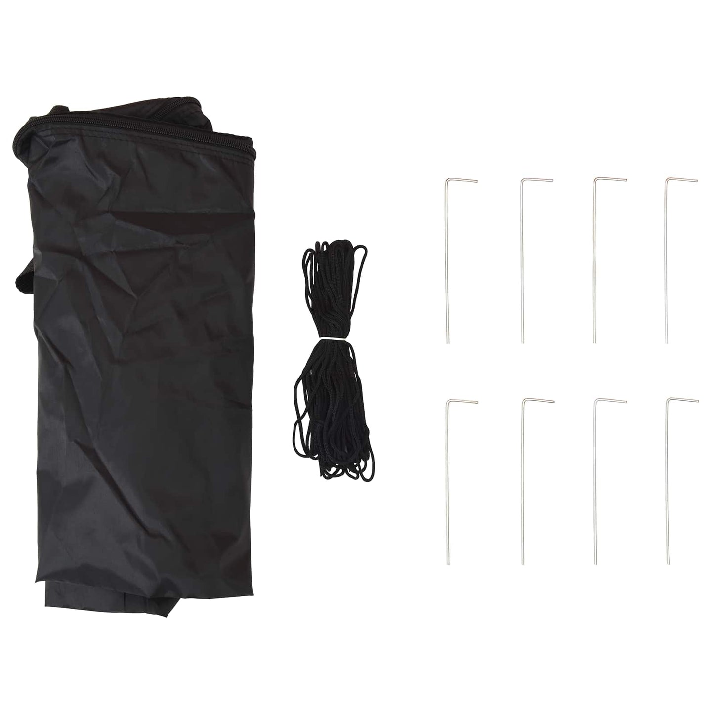 Pop-up Partyzelt 290 x 290 x 245 cm Schwarz