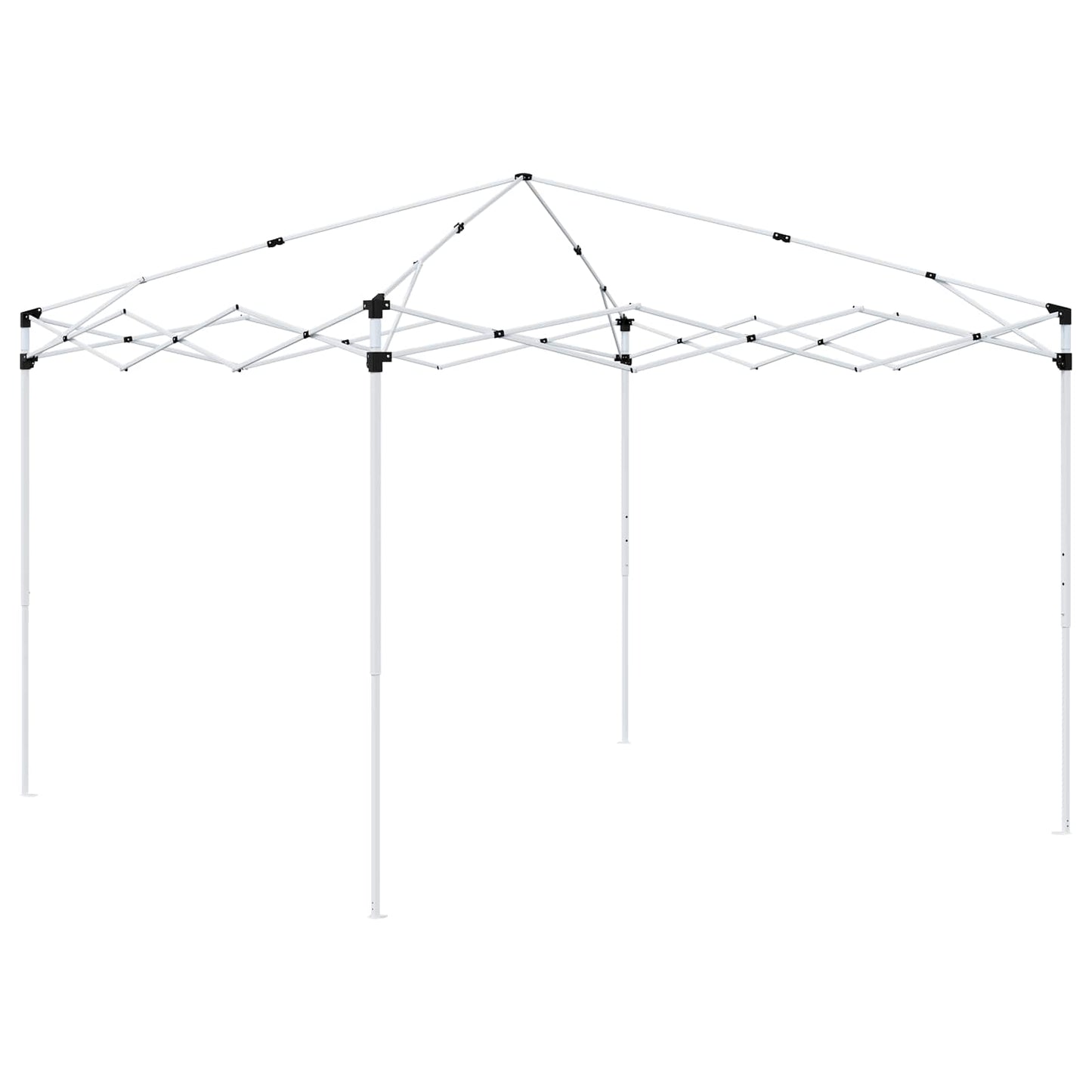 Pop-up Partyzelt 290 x 290 x 245 cm Schwarz