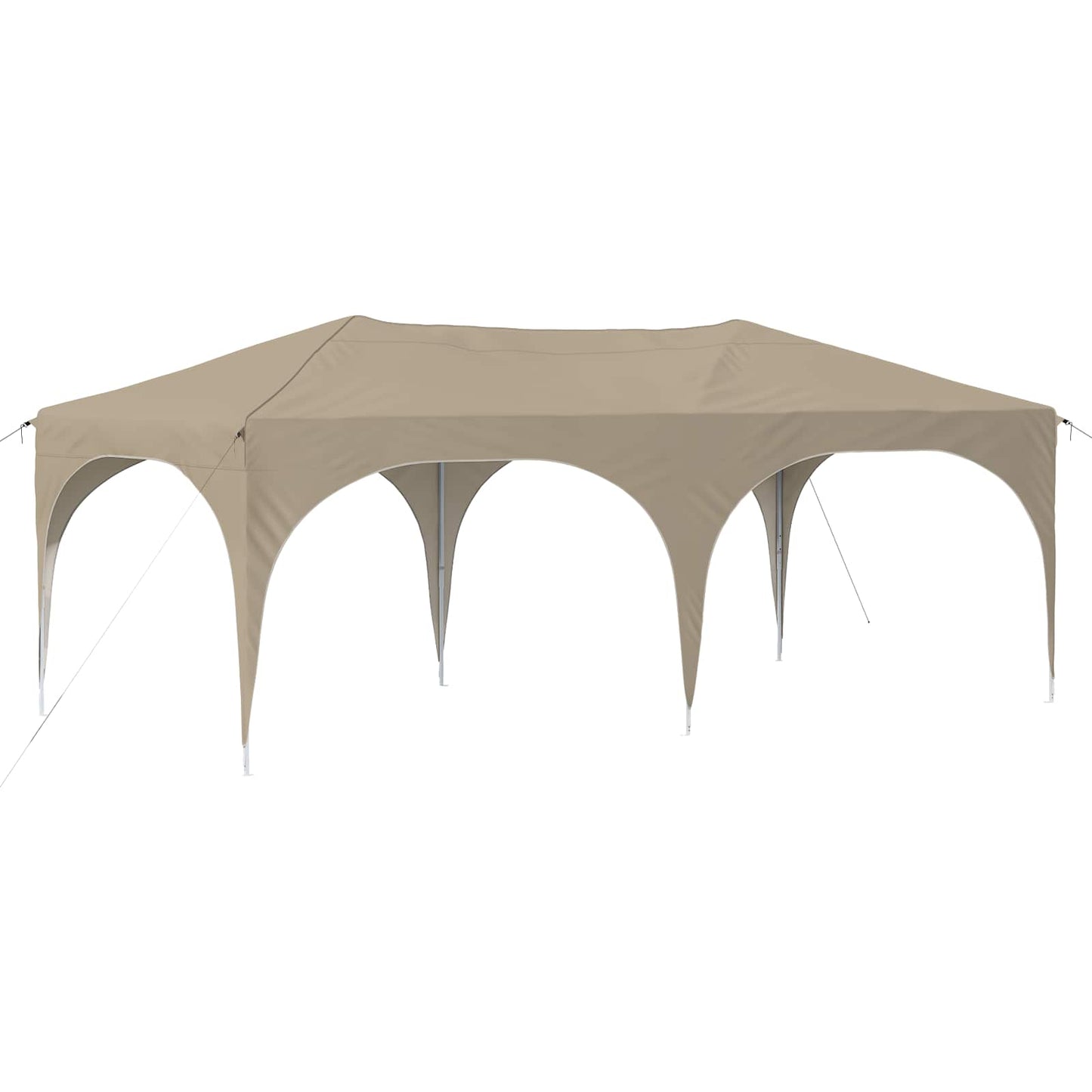 Pop-up Partyzelt Creme 575 x 288 x 245 cm Oxford-Stoff
