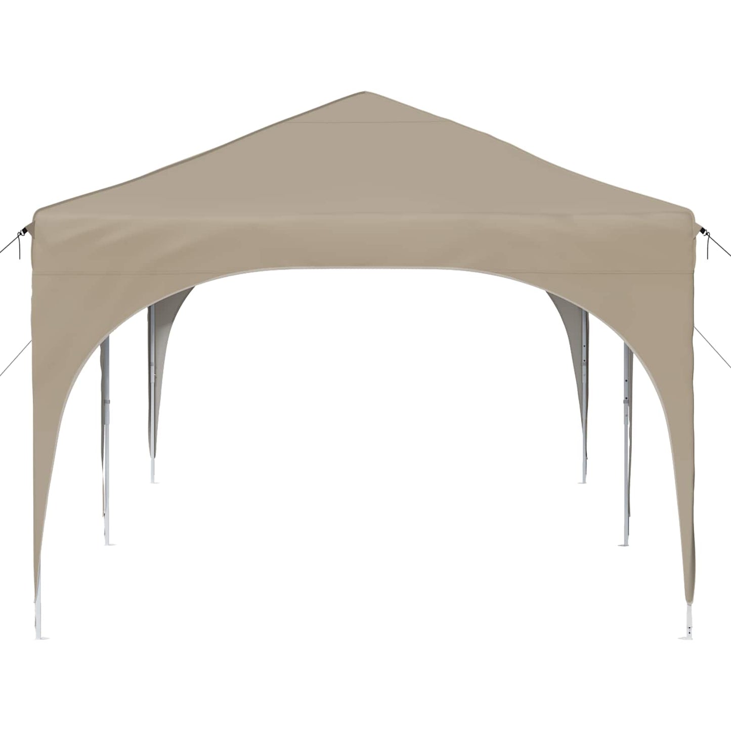 Pop-up Partyzelt Creme 575 x 288 x 245 cm Oxford-Stoff