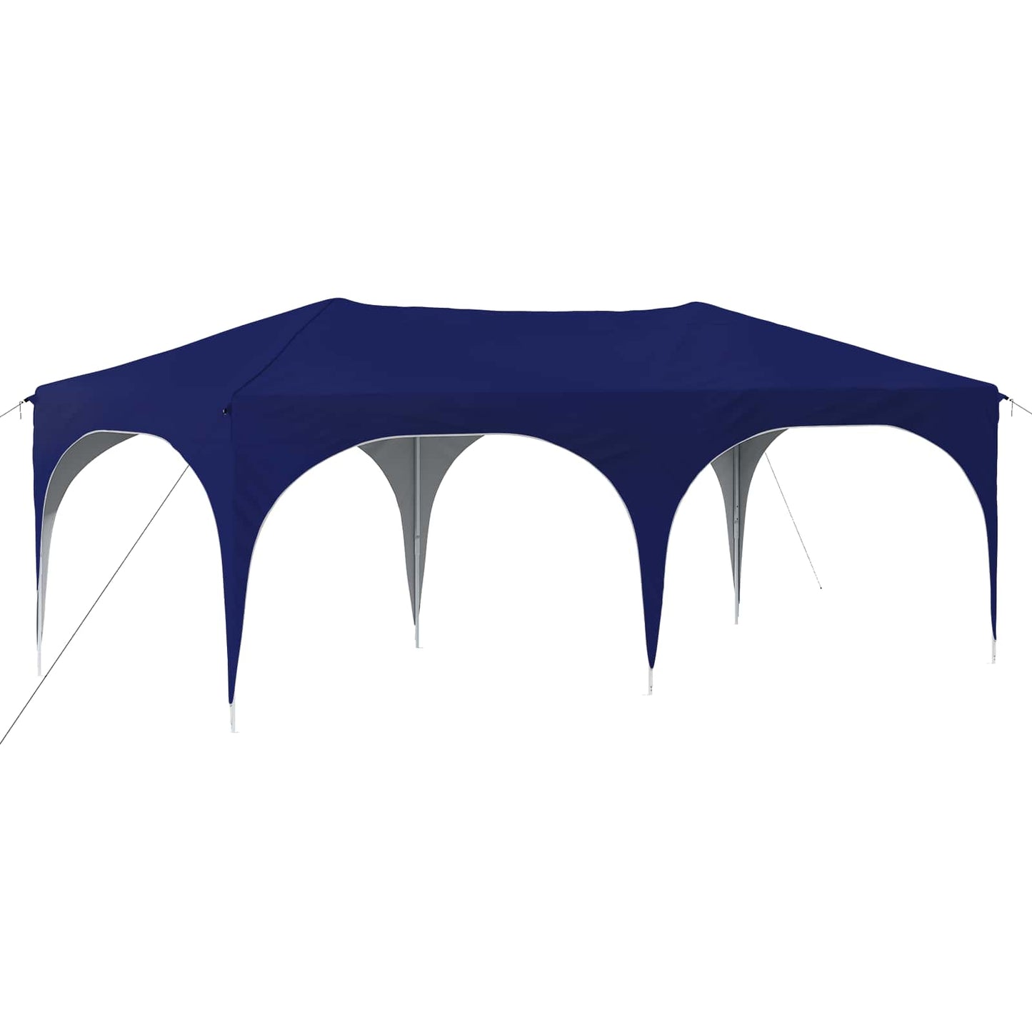 Pop-up Partyzelt Blau 575 x 288 x 245 cm Oxford-Stoff