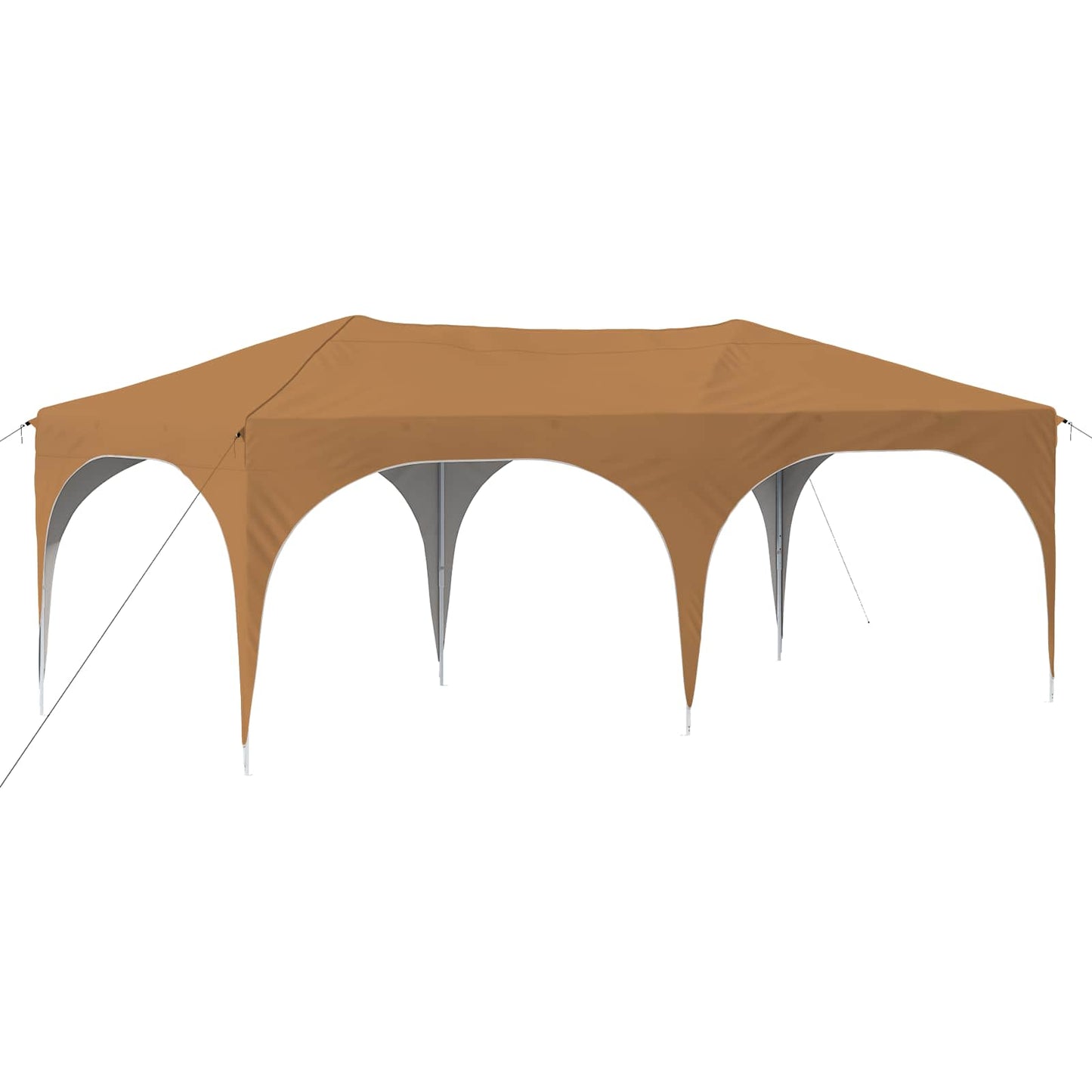 Pop-up Partyzelt Beige 575 x 288 x 245 cm Oxford-Stoff